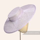 Large Brim Sinamay Boater Fascinator Hat Base