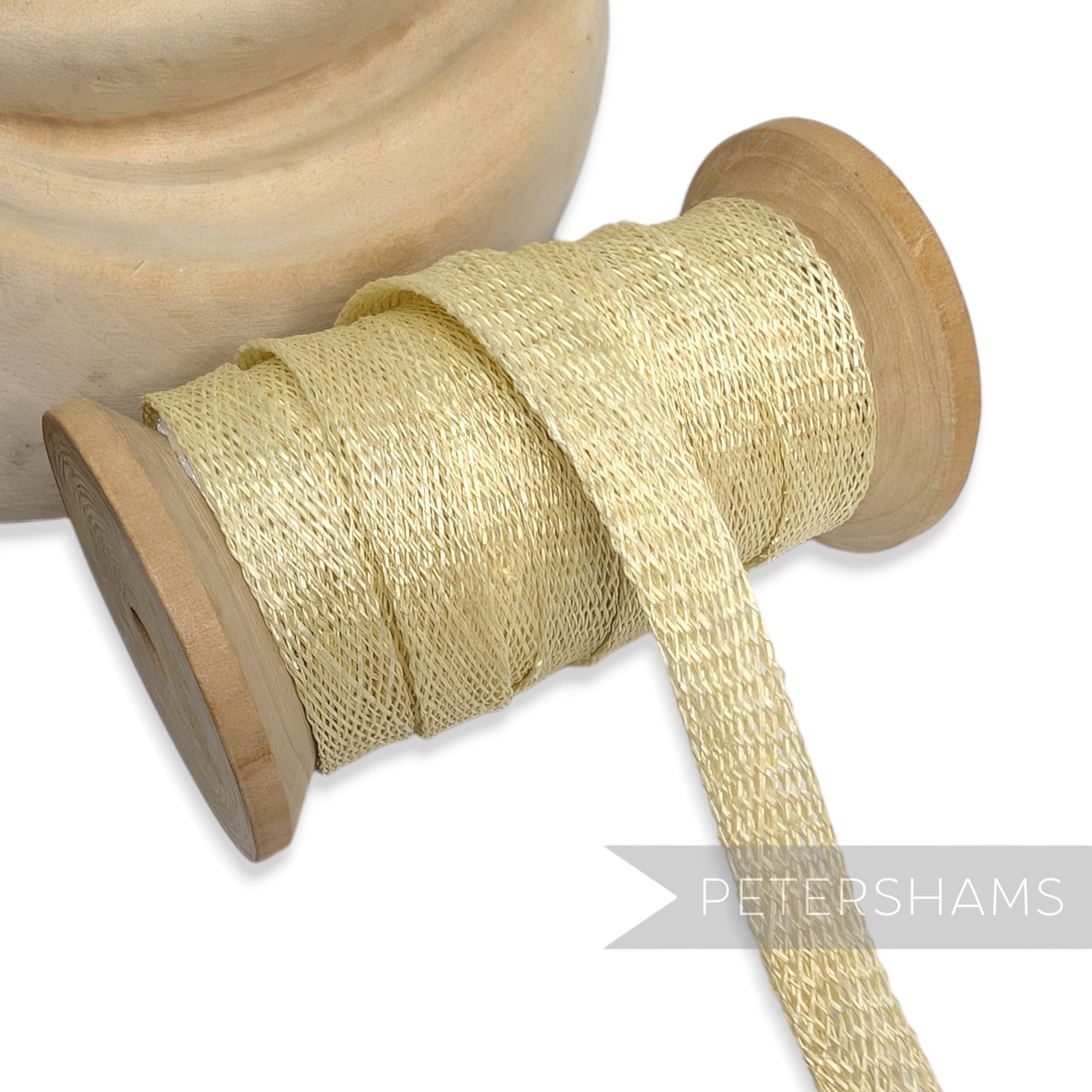 1cm wide Sinamay Bias Binding Strip - 1.6m