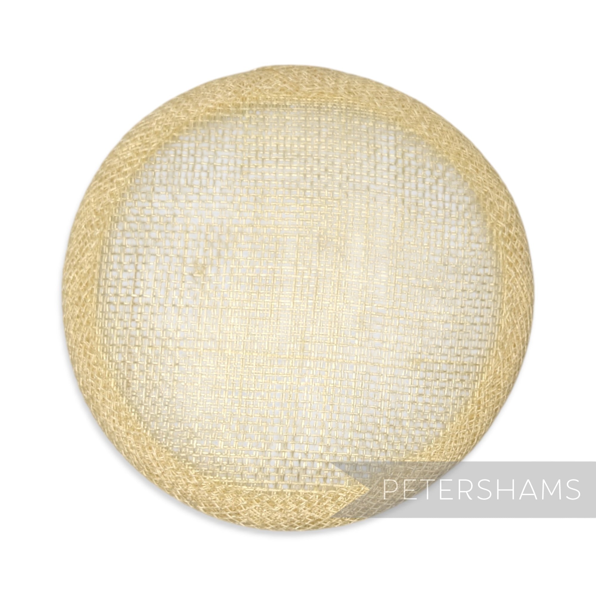 10.5cm Round Sinamay Hat Base