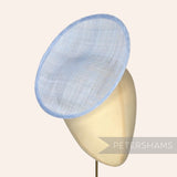 Rounded Scoop 21cm Sinamay Fascinator Hat Base