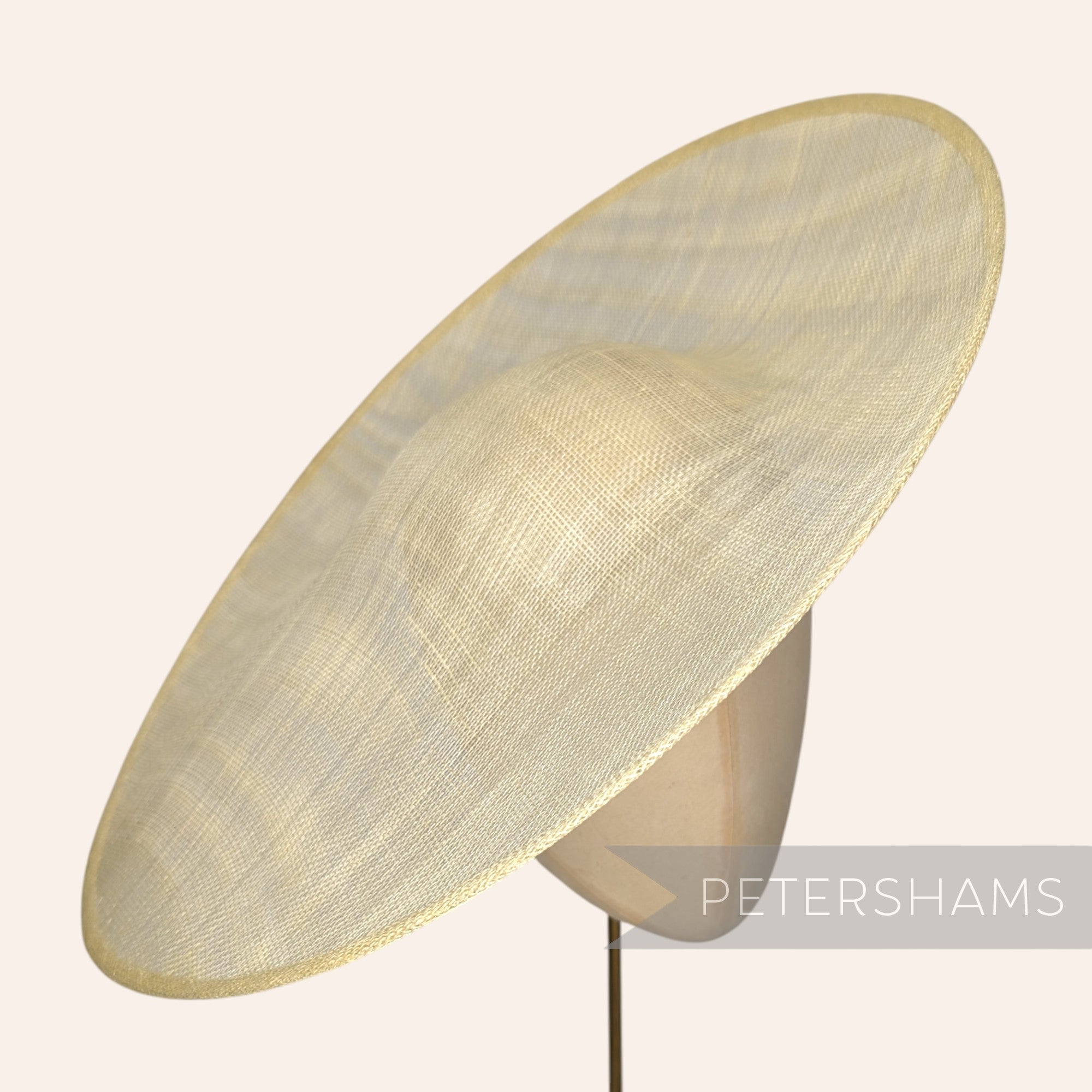 'Catherine' XL Sloped Sinamay Fascinator Hat Base