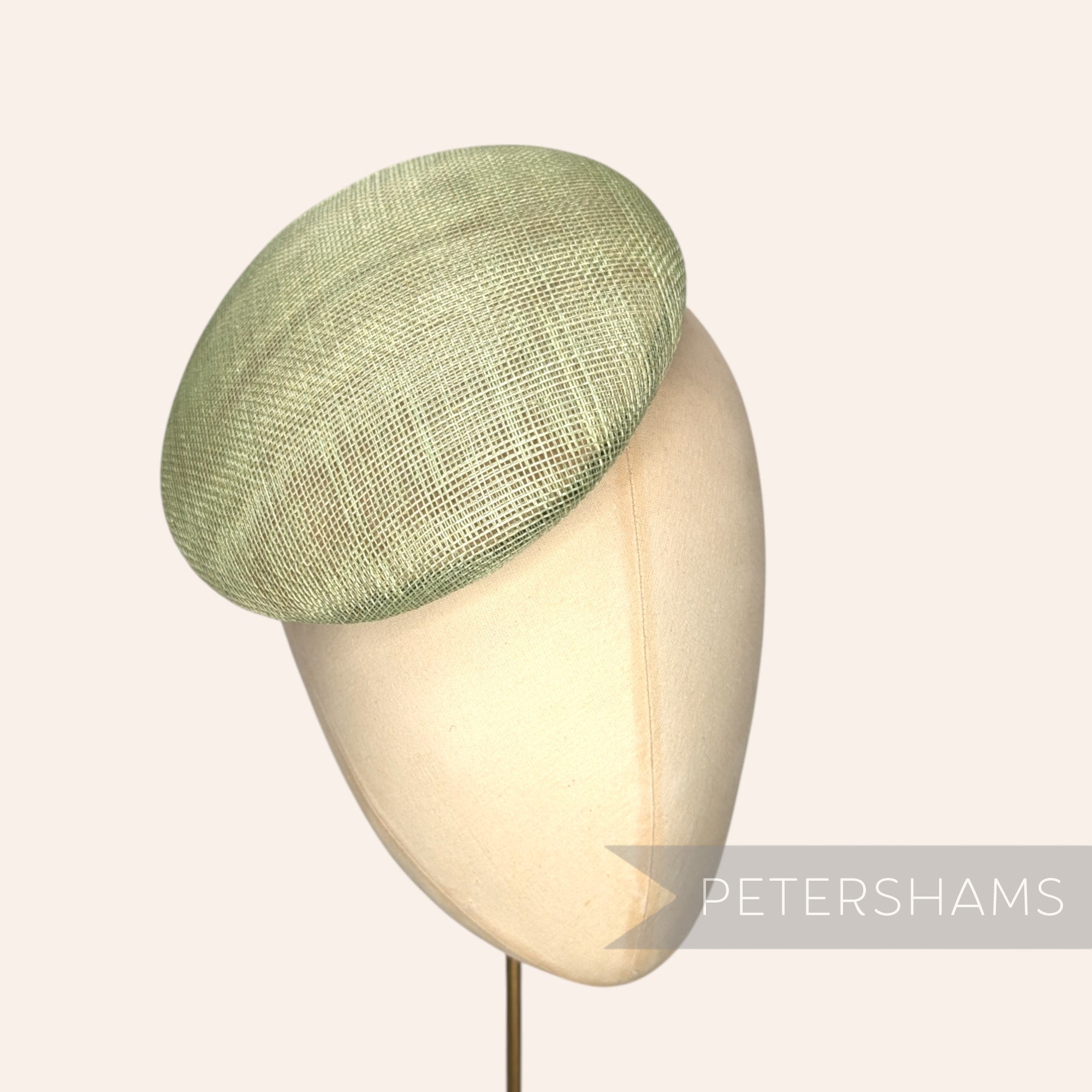 Sinamay 17cm Button Fascinator Base
