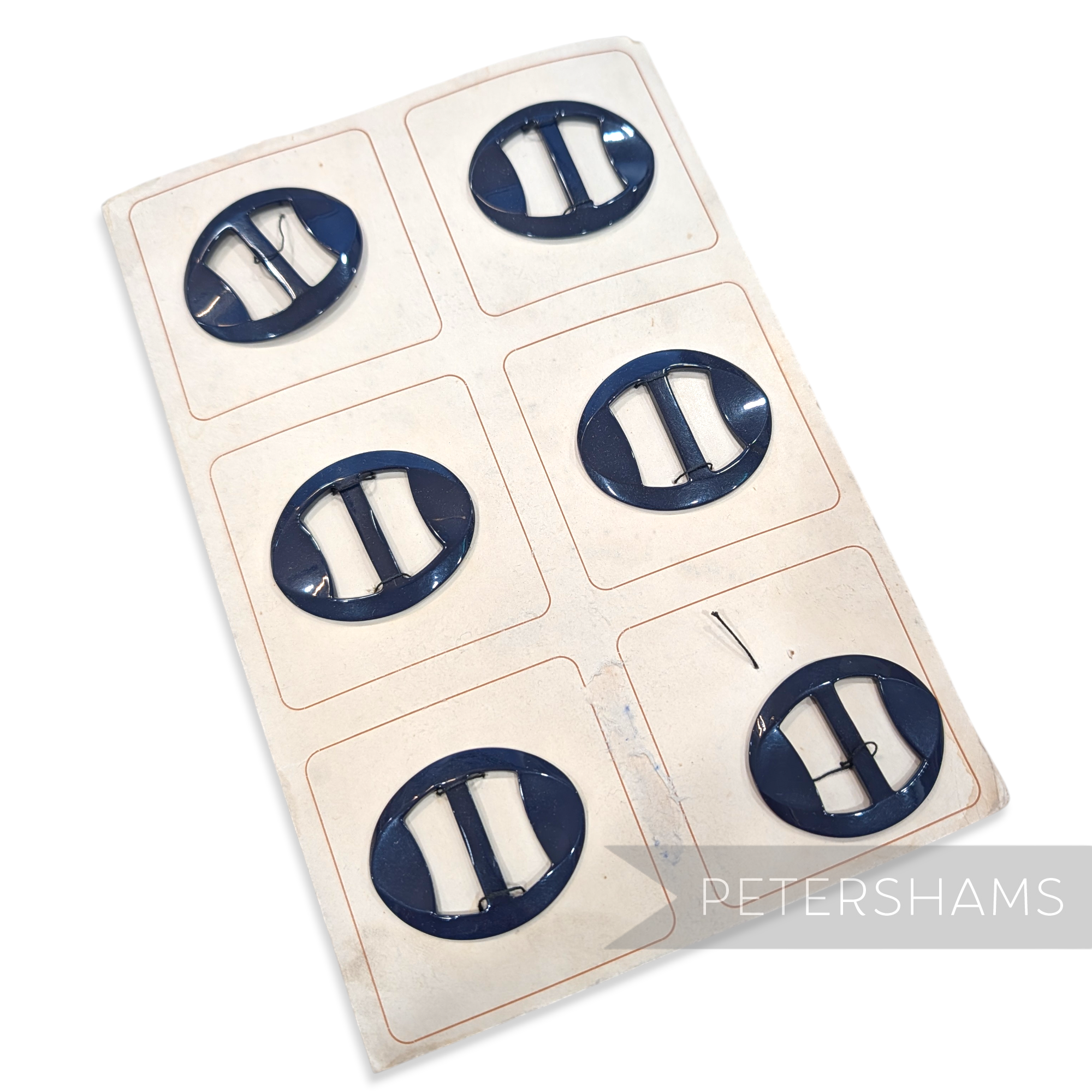 45mm Small Oval Vintage 1950's Buckle