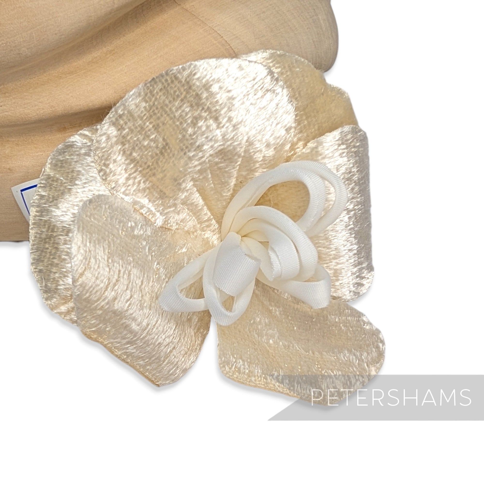 'Samy' Vintage 1970/80s German Velvet Camellia Organdie Looped Center Flower