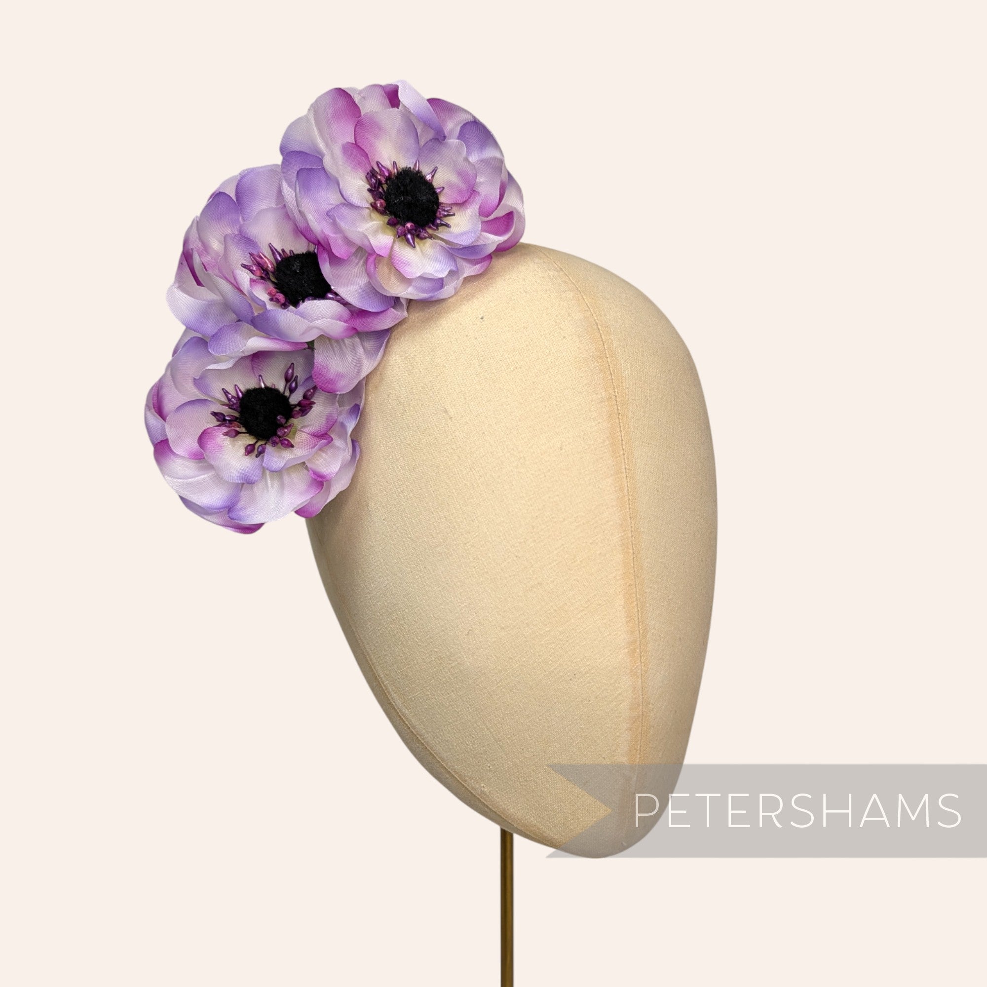 'Yuki' Vintage 1960/70s Wired Japanese Anemone Flower