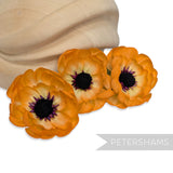 'Yuki' Vintage 1960/70s Wired Japanese Anemone Flower