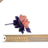 'Twobie' Two-Tone Vintage Velvet Czech Daisy Flower