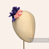 'Twobie' Two-Tone Vintage Velvet Czech Daisy Flower