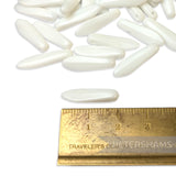 Vintage 1960/70's 20x5mm Glass Arrowhead Beads - Approx. 72 Pieces