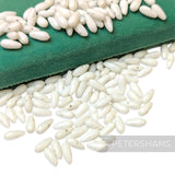 Vintage 1960/70's 11x5mm Glass Droplet Beads - Approx. 144 Pieces