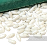 Vintage 1960/70's 11x5mm Glass Droplet Beads - Approx. 144 Pieces