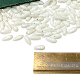 Vintage 1960/70's 11x5mm Glass Droplet Beads - Approx. 144 Pieces