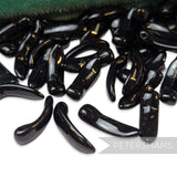 Vintage 1960/70's 17x5mm Large Glass Claw Beads - Approx. 72 Pieces