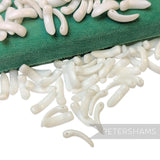 Vintage 1960/70's 17x5mm Large Glass Claw Beads - Approx. 72 Pieces