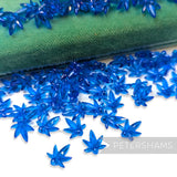 Vintage 1960/70's 12x10mm Hemp Leaf Beads - Approx. 72 Beads