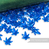 Vintage 1960/70's 12x10mm Hemp Leaf Beads - Approx. 72 Beads