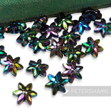 Vintage 1960/70's 10x10mm Classic Flower Beads - 36 Pieces