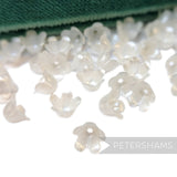 Vintage 1960/70's 8x5mm Super Delicate Flower Shapes - Approx. 72 Pieces