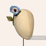 'Antozo' Vintage 1960s Silk 6.5cm Anemone Flower Wired Flower