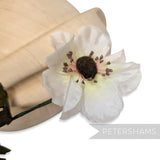 'Jolie' Vintage Japanese 1960s Silk 8cm Anemone Flower Wired Flower