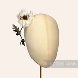 'Jolie' Vintage Japanese 1960s Silk 8cm Anemone Flower Wired Flower