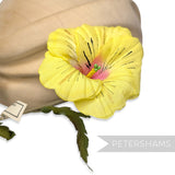 'Pua' Vintage Czech 1960/70s Silk 10cm Hibiscus Flower