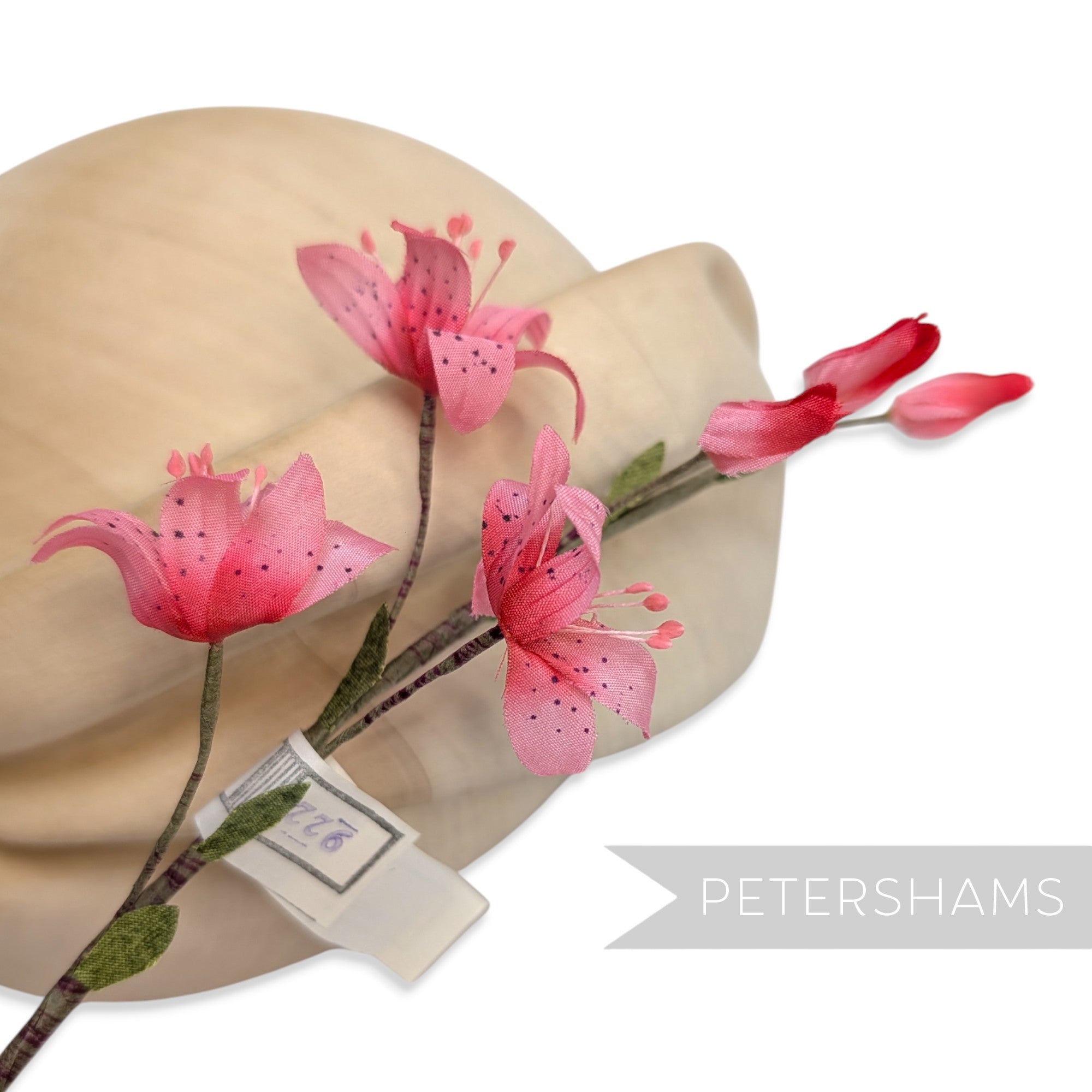 'Tygr' Vintage Czech 1960/70s Mini Tiger Lily Silk Flower Mount