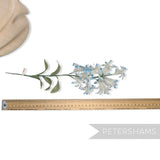 'Hylga' Vintage Japanese 1960/70s Hyacinth Silk Flower