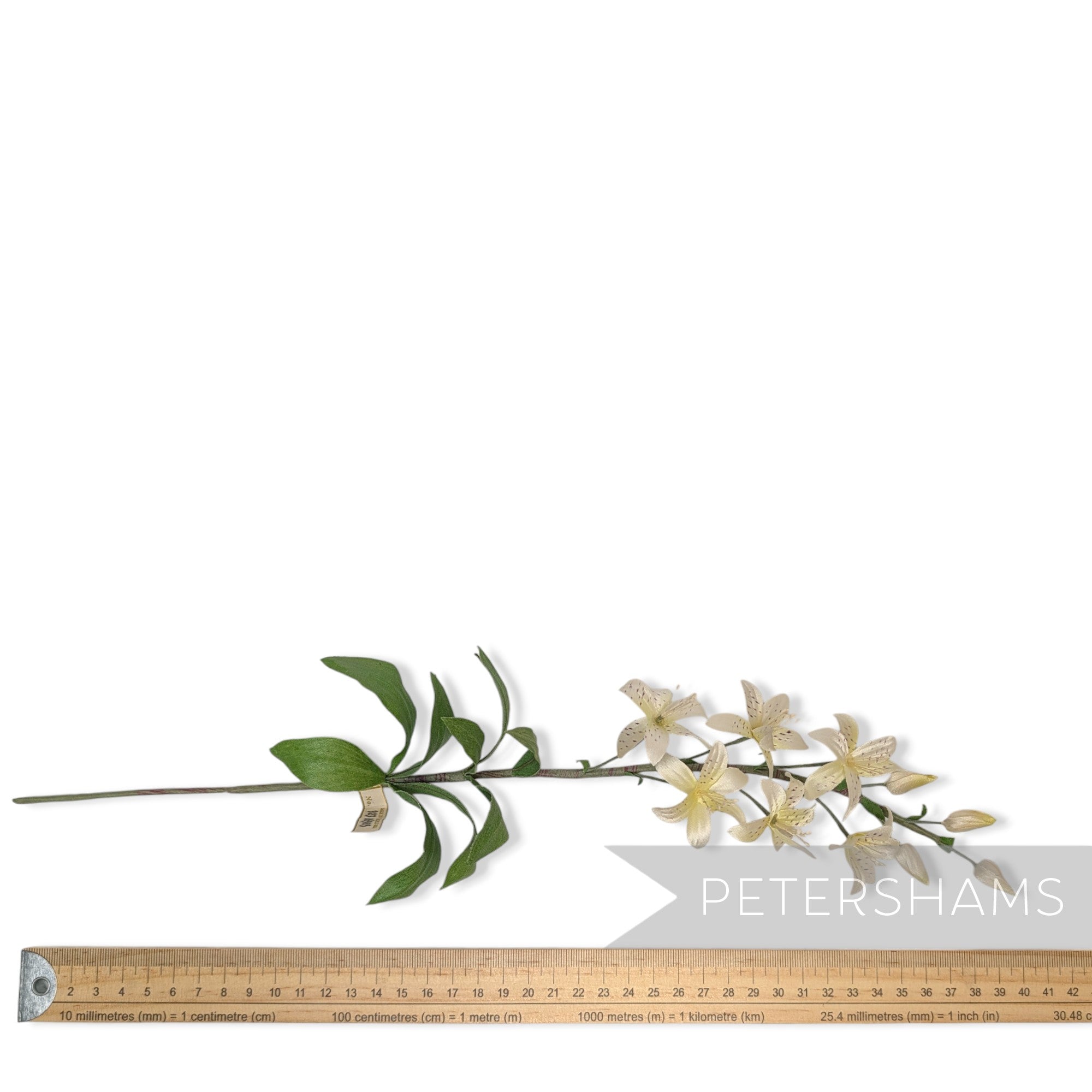 'Super Tygr' Vintage Czech 1960/70s Tiger Lily Silk Flower Mount