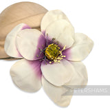 'Maybell' Large 18cm Vintage 1980/90s Magnolia Silk Hat Flower