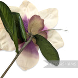 'Maybell' Large 18cm Vintage 1980/90s Magnolia Silk Hat Flower