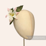 'Feebee' Vintage 1980/90s Silk 10cm Lily Flower Millinery Hat Mount