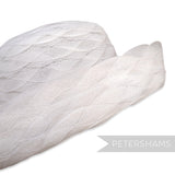 Untrimmed Vintage 1980s Upturned Brim Scallop Wave Crinoline Hat
