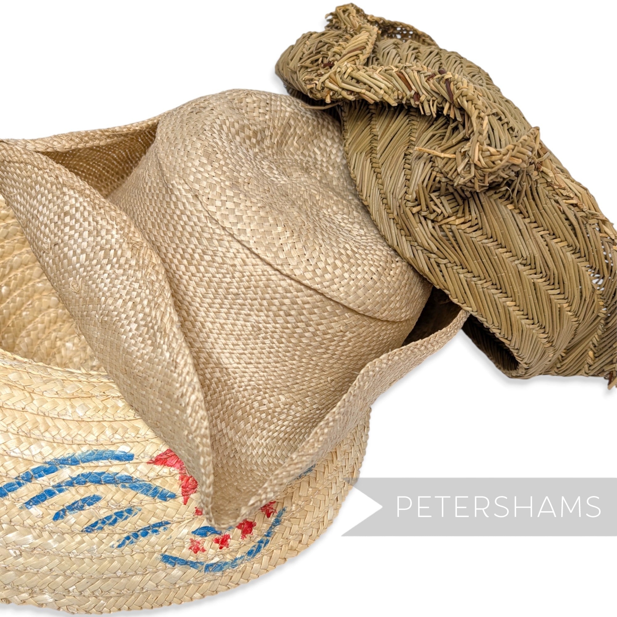 Straw Bail End Bundles - Set of 3
