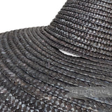 Imperfect Vintage 1980's Swiss Straw Witches Hat Base Capeline Form