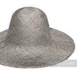 Crazy Amazing Vintage Superfine Deep Sage Parasisal Straw Capeline - 11"