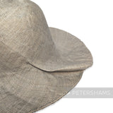 Crazy Amazing Vintage Superfine Deep Sage Parasisal Straw Capeline - 11"