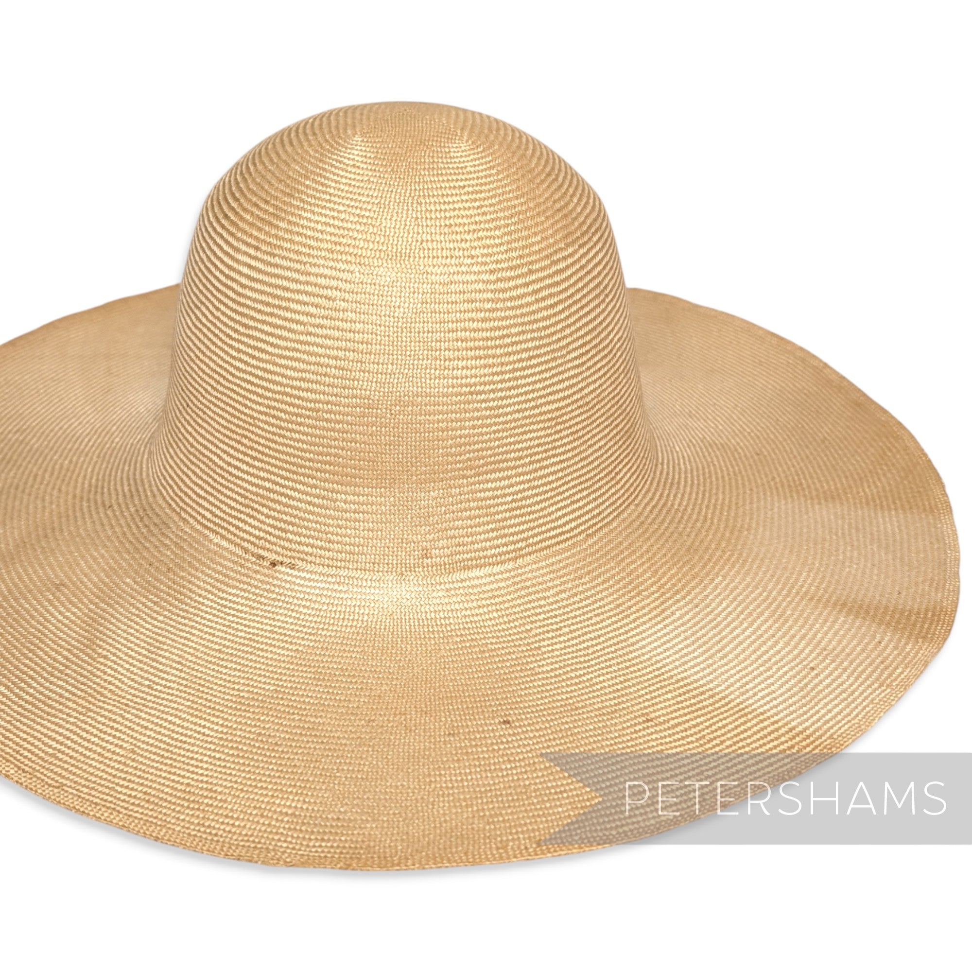 Imperfect Natural Parasisal Straw Capeline Hat Body - 12-13"