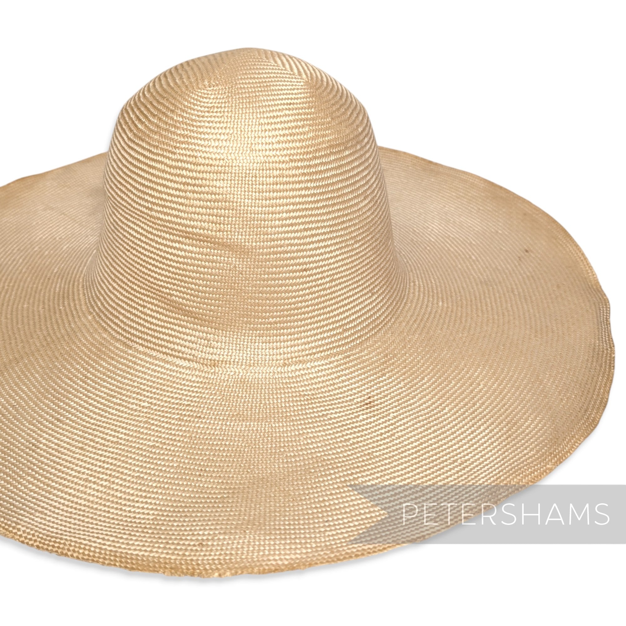 Imperfect Natural Parasisal Straw Capeline Hat Body - 12-13"