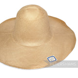 Imperfect Natural Parasisal Straw Capeline Hat Body - 12-13"