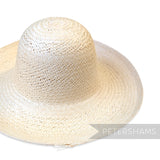 Imperfect Lightweight Vintage Ecuador Panama Straw Capeline Hat Body - 12"