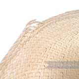 Imperfect Lightweight Vintage Ecuador Panama Straw Capeline Hat Body - 12"