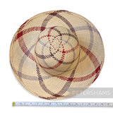 Imperfect Double Swirl Vintage Ecuador Panama Straw Capeline Hat Body - 11"