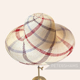 Imperfect Double Swirl Vintage Ecuador Panama Straw Capeline Hat Body - 11"