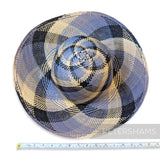Imperfect Double Swirl Vintage Ecuador Panama Straw Capeline Hat Body - 11.5"