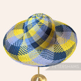 Imperfect Double Swirl Vintage Ecuador Panama Straw Capeline Hat Body - 12"
