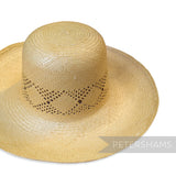 Imperfect Diamond Crown Vintage Ecuador Panama Straw Capeline Hat Body - 12"