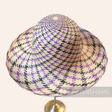 Imperfect Fine Double Swirl Vintage Ecuador Panama Straw Capeline Hat Body - 11"