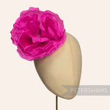 'Danielle' Large 15cm Silk Rose Millinery Flower Hat Mount