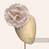 'Danielle' Large 15cm Silk Rose Millinery Flower Hat Mount